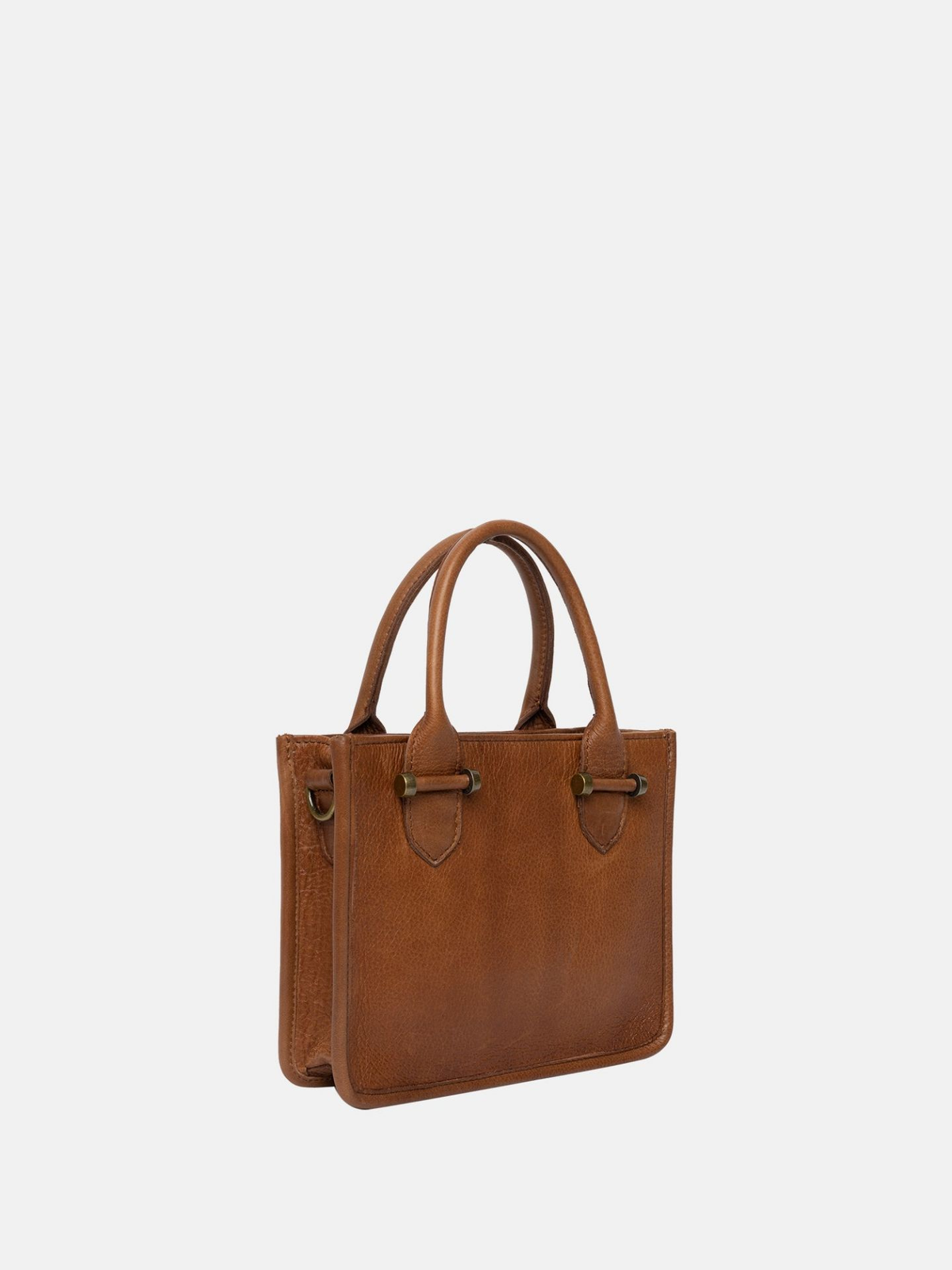 RE:DESIGNED Dina Small håndveske i skinn, Walnut