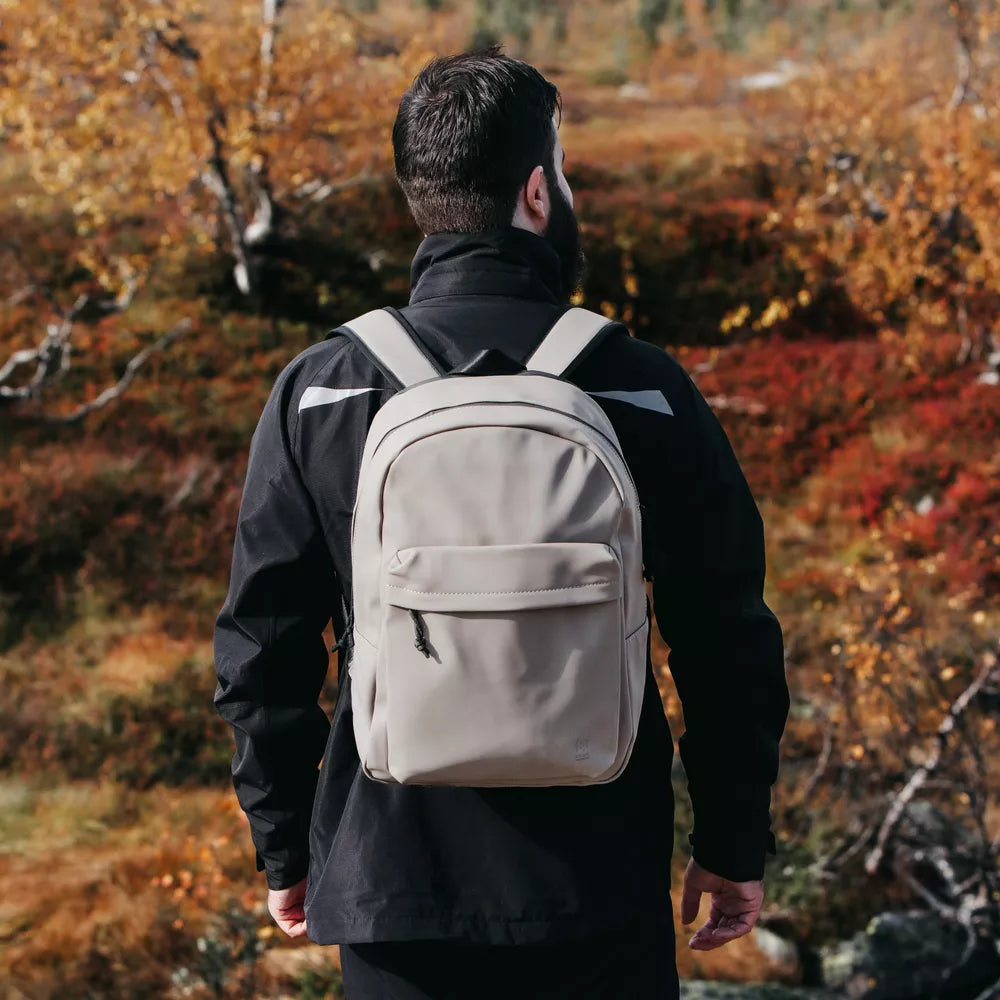 Escape 1601114-Taupe Laptop Backpack Bergen