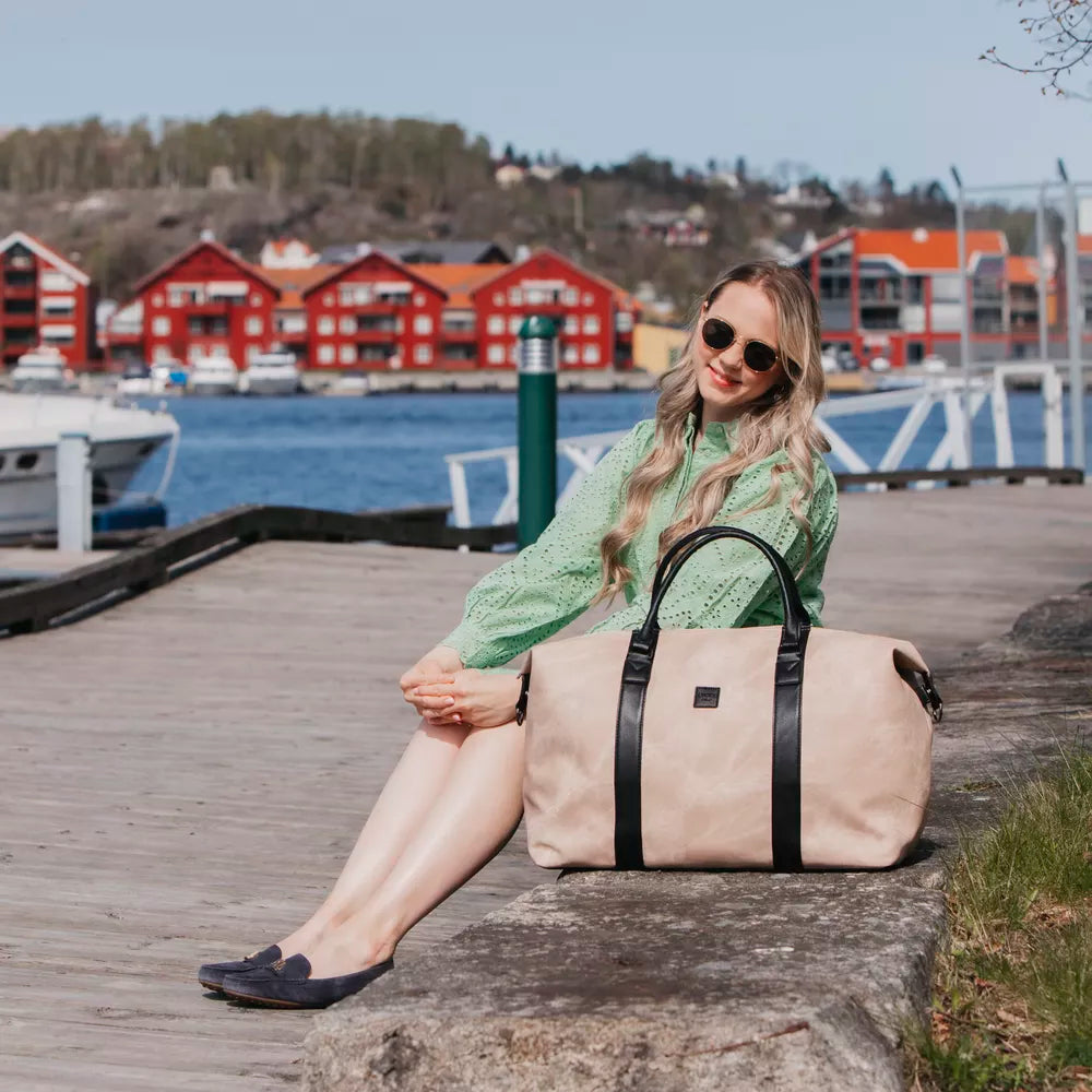 Lycke 8031502-Beige Weekend bag Kim