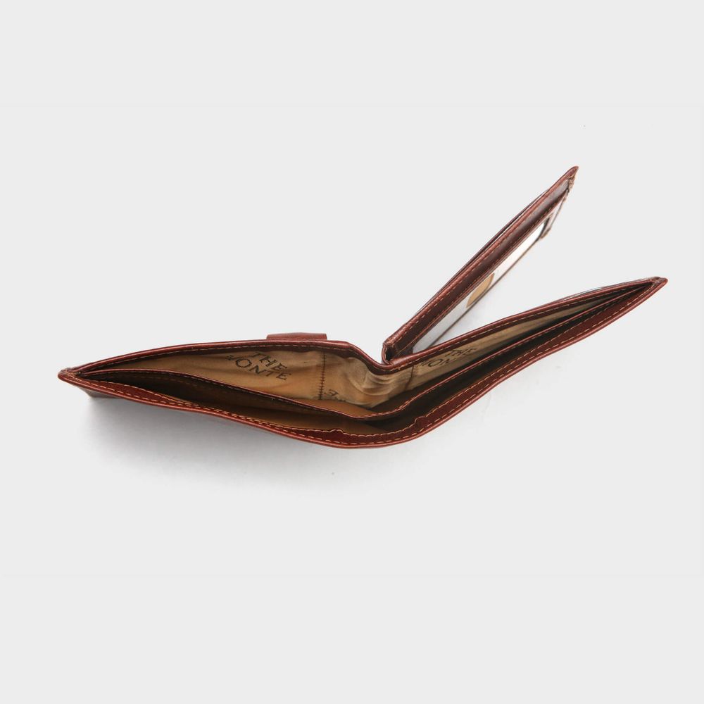 The Monte 2162106 liten lommebok, cognac