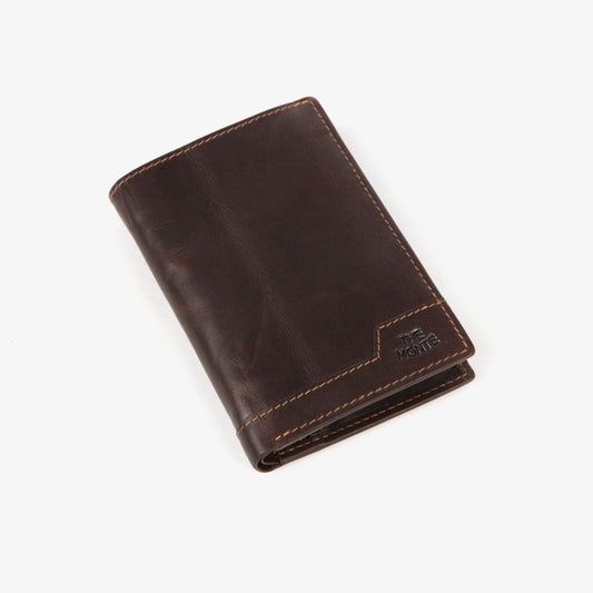 The Monte 2162843 lommebok i skinn, brun