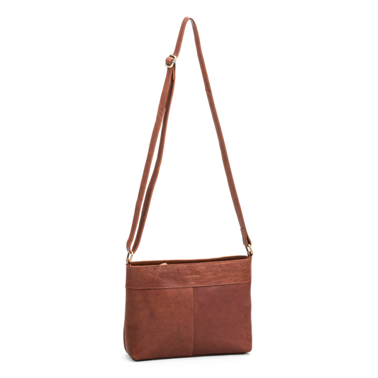The Monte 6054138 crossover-veske medium, cognac