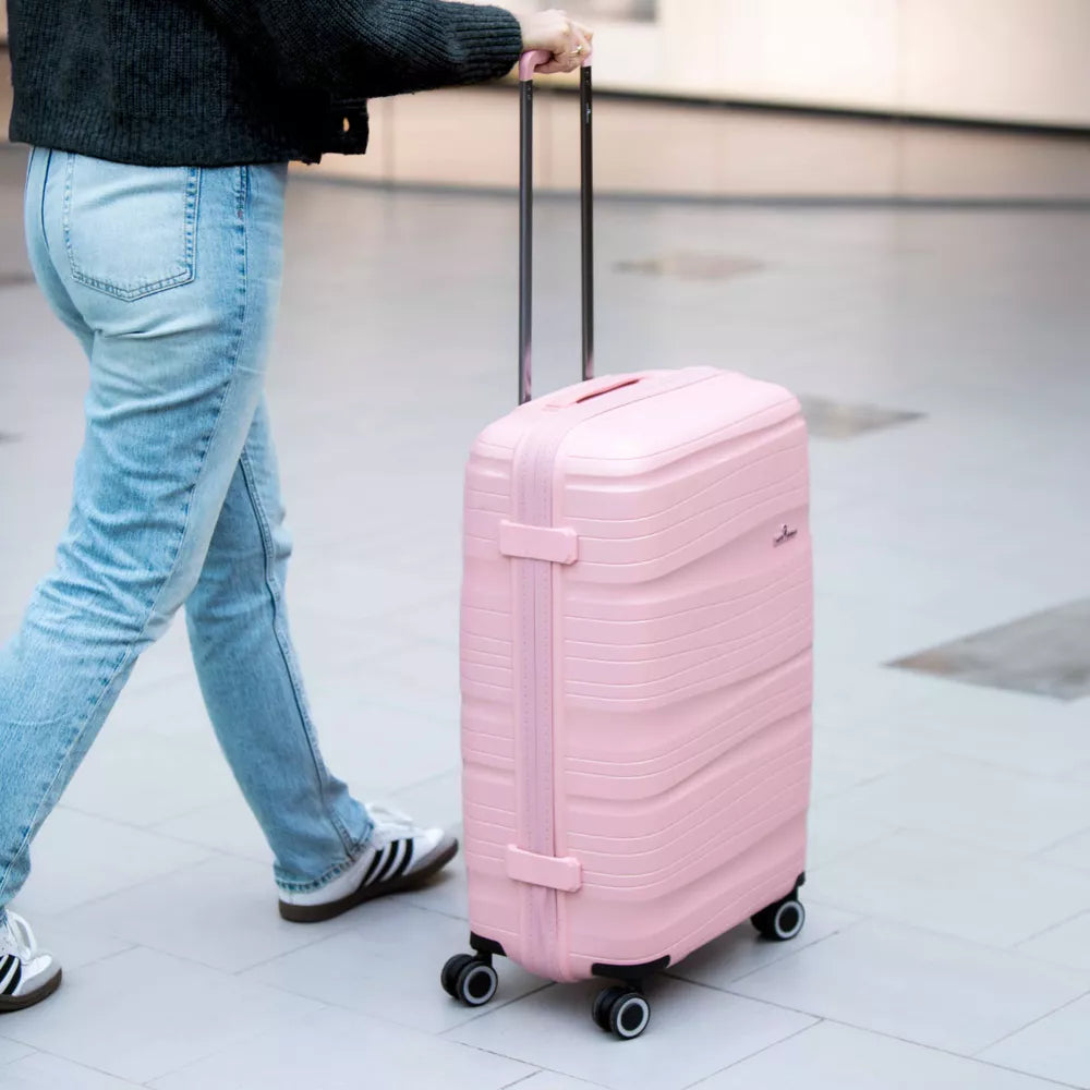 Pink North Pioneer Oslo Koffert Medium 4 hjul, 67 cm, 70L