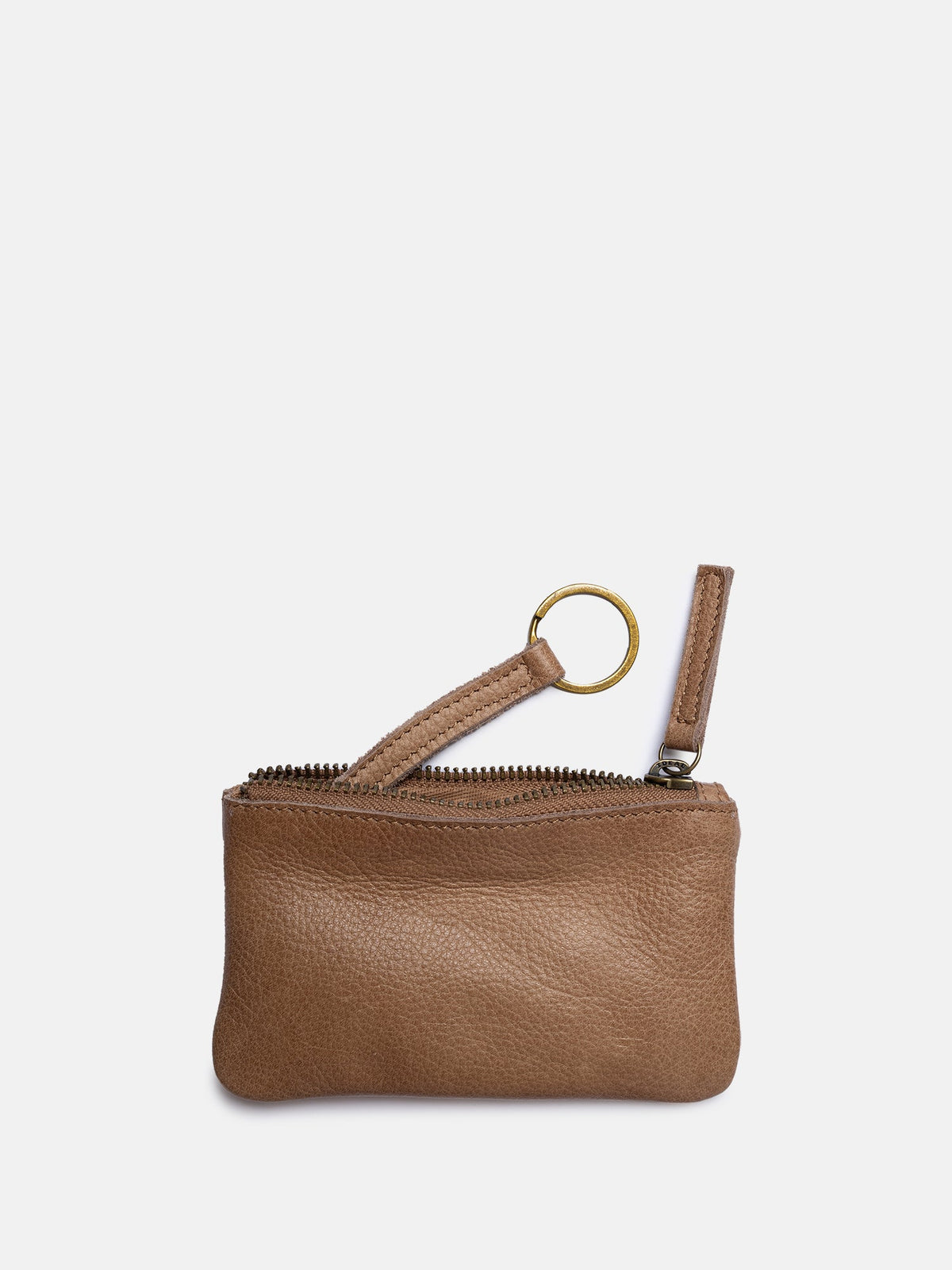 RE:DESIGNED Niva Urban liten lommebok i skinn, Taupe