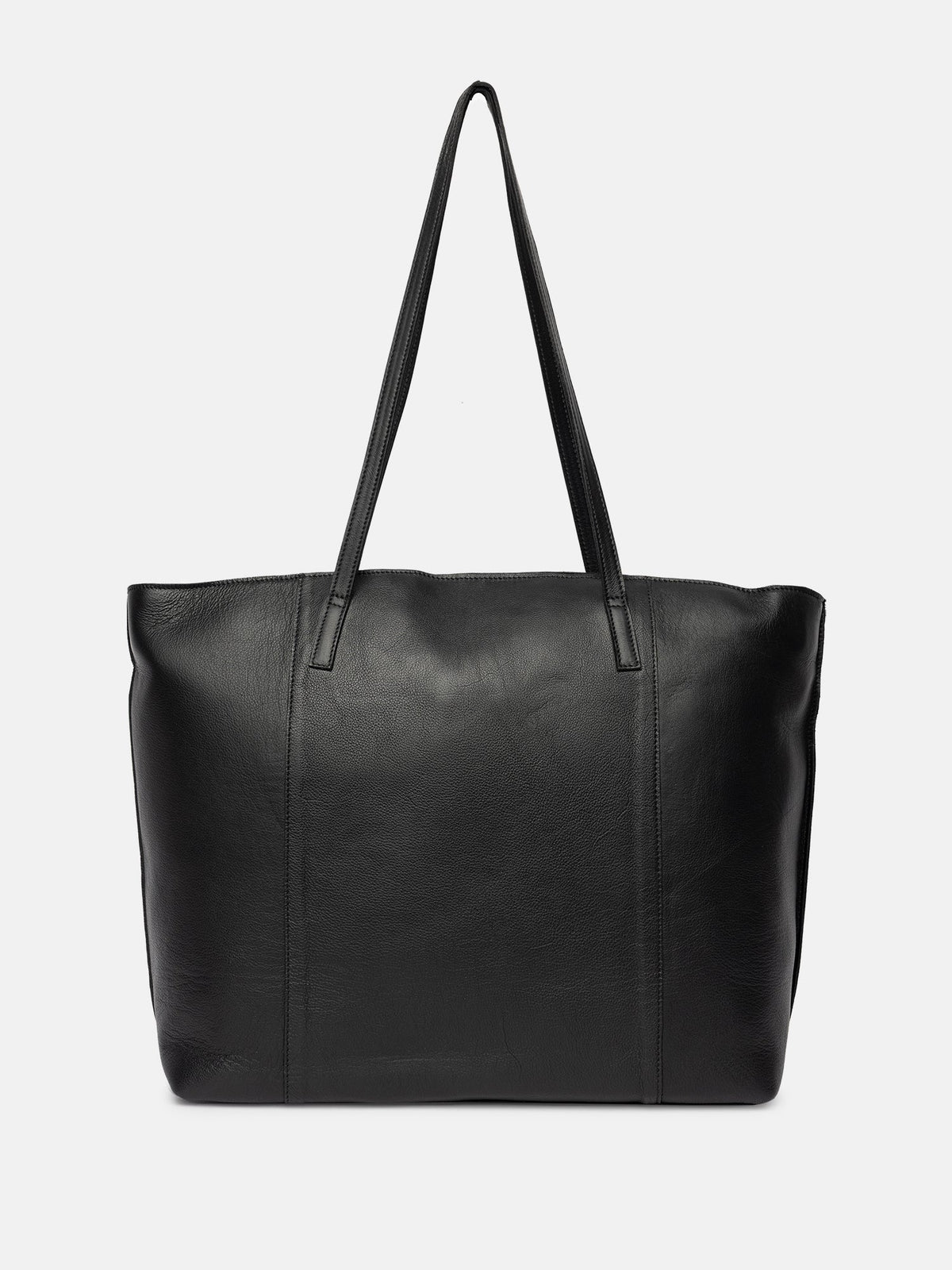 RE:DESIGNED Malou Big shopper i skinn, svart