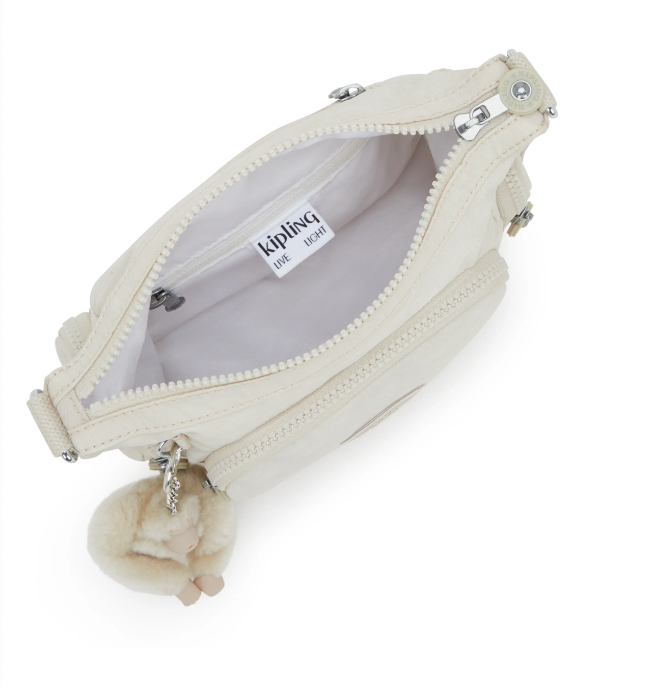 Kipling Gabbie mini hideaway beige
