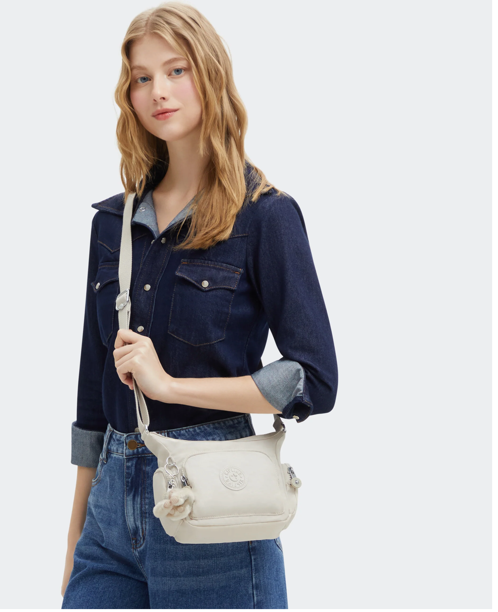 Kipling Gabbie mini hideaway beige