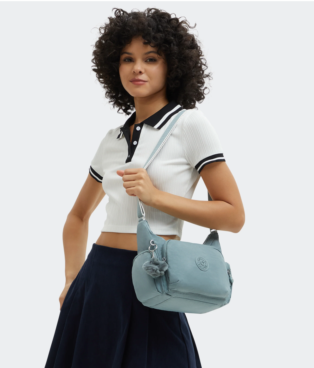 Kipling Gabb S crossbody relaxed grey