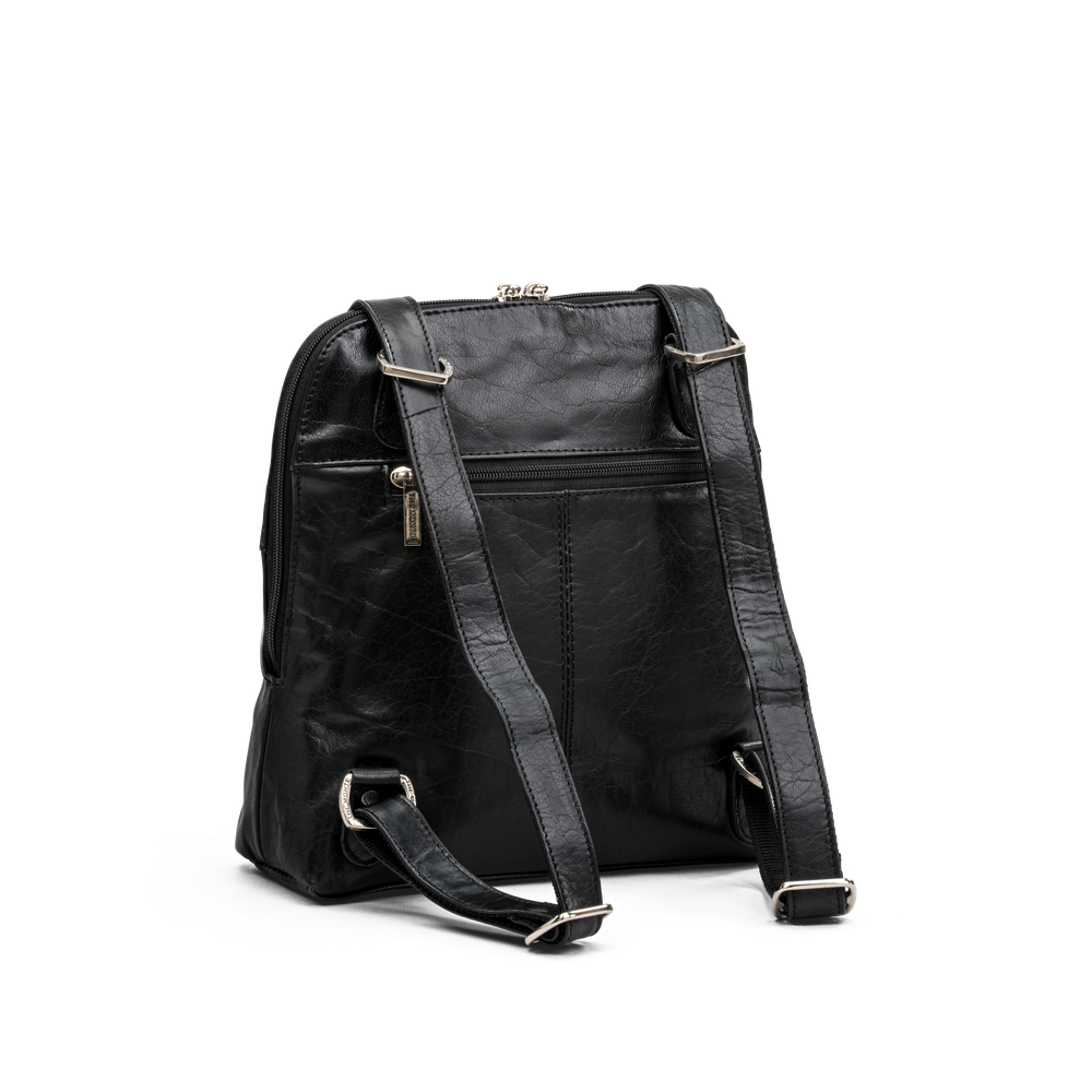 The Monte 6053133 kombisekk i skinn 5 L, svart