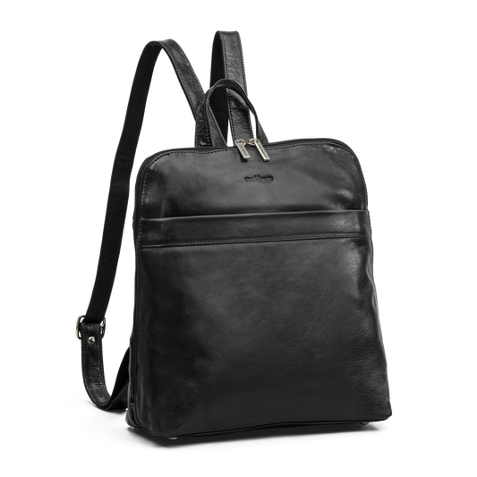 The Monte 6053134 bysekk i skinn 4 L, svart