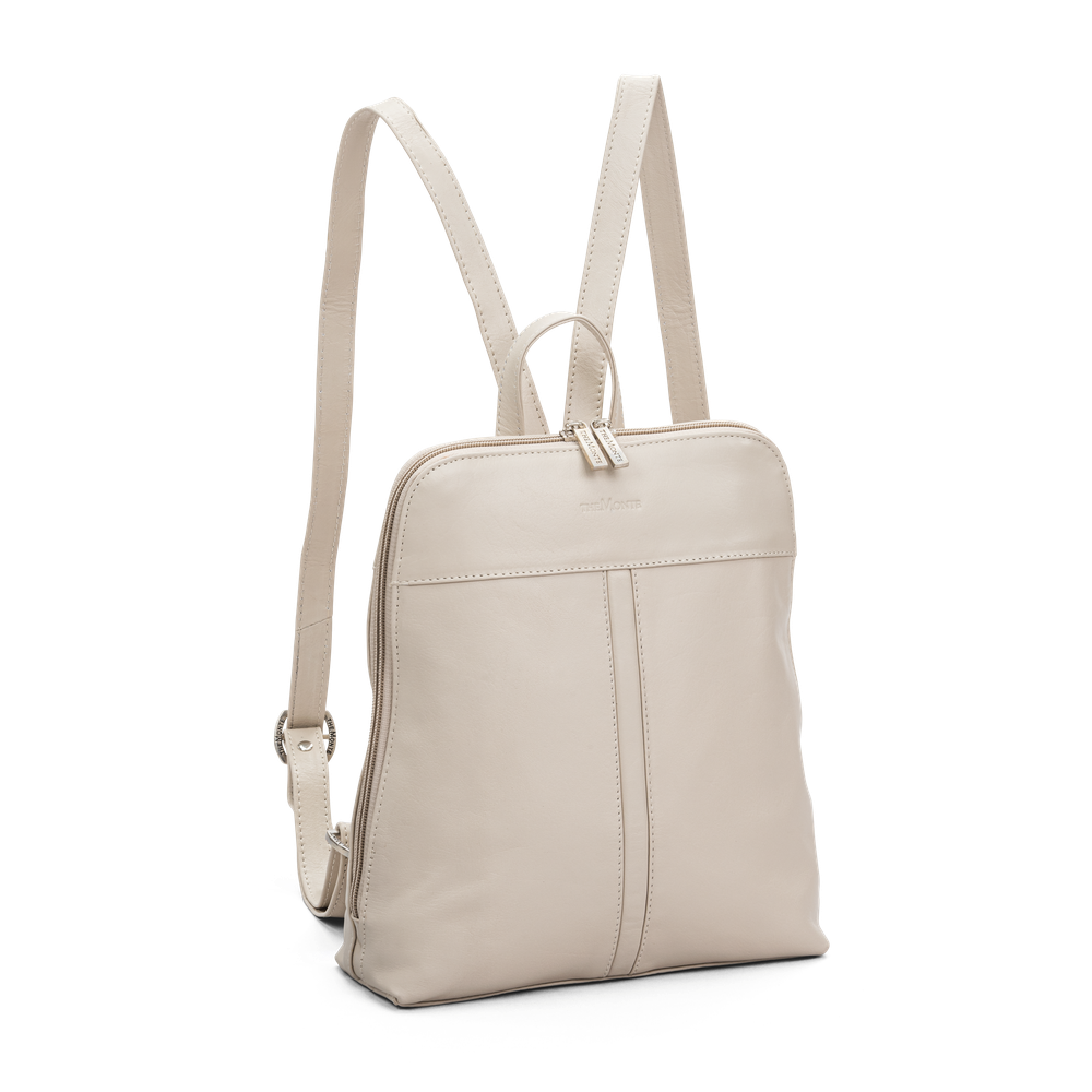 The Monte 6053215 bysekk i skinn 5 L, beige