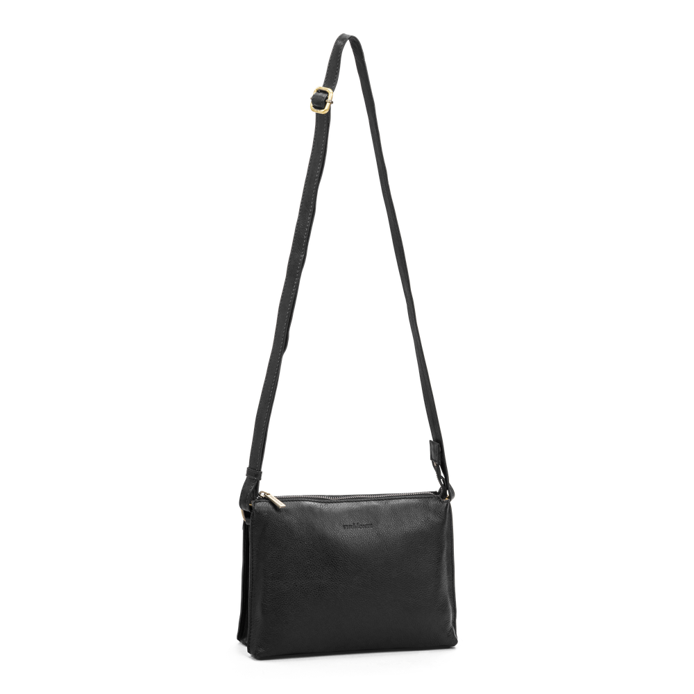 The Monte 6059266 clutchveske i skinn, svart