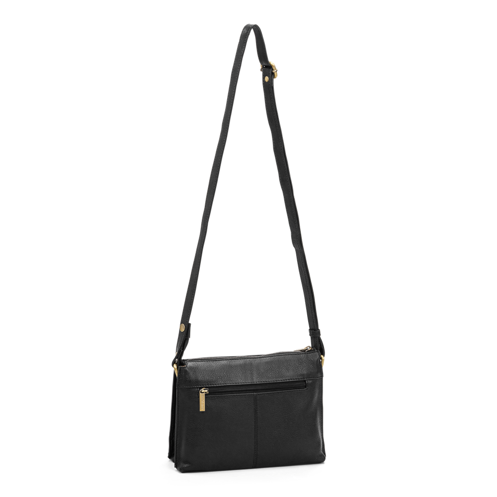The Monte 6059266 clutchveske i skinn, svart