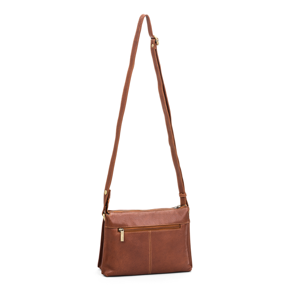 The Monte 6059266 clutchveske i skinn, cognac