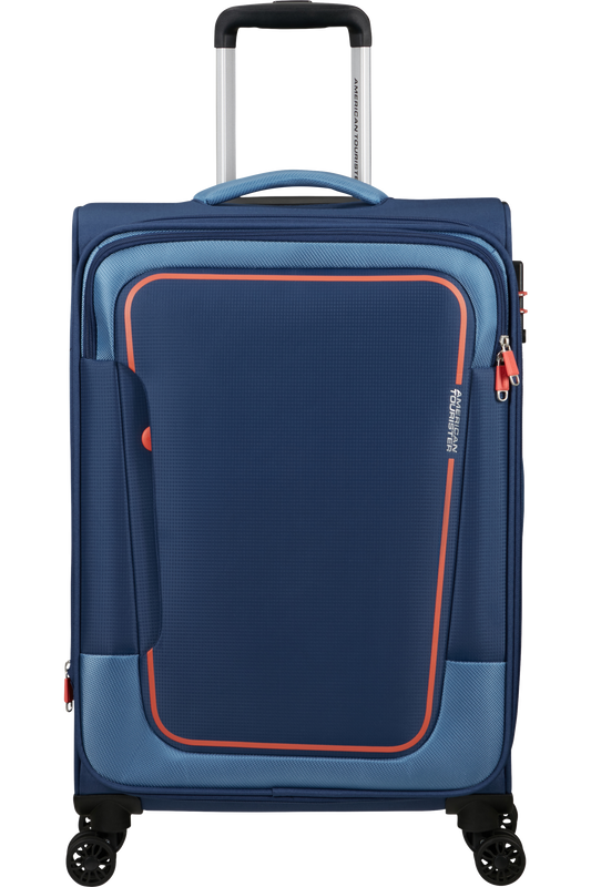 American Tourister Pulsonic Spinner 68cm 57/64 liter 2,9 kg EXP COMBAT NAVY