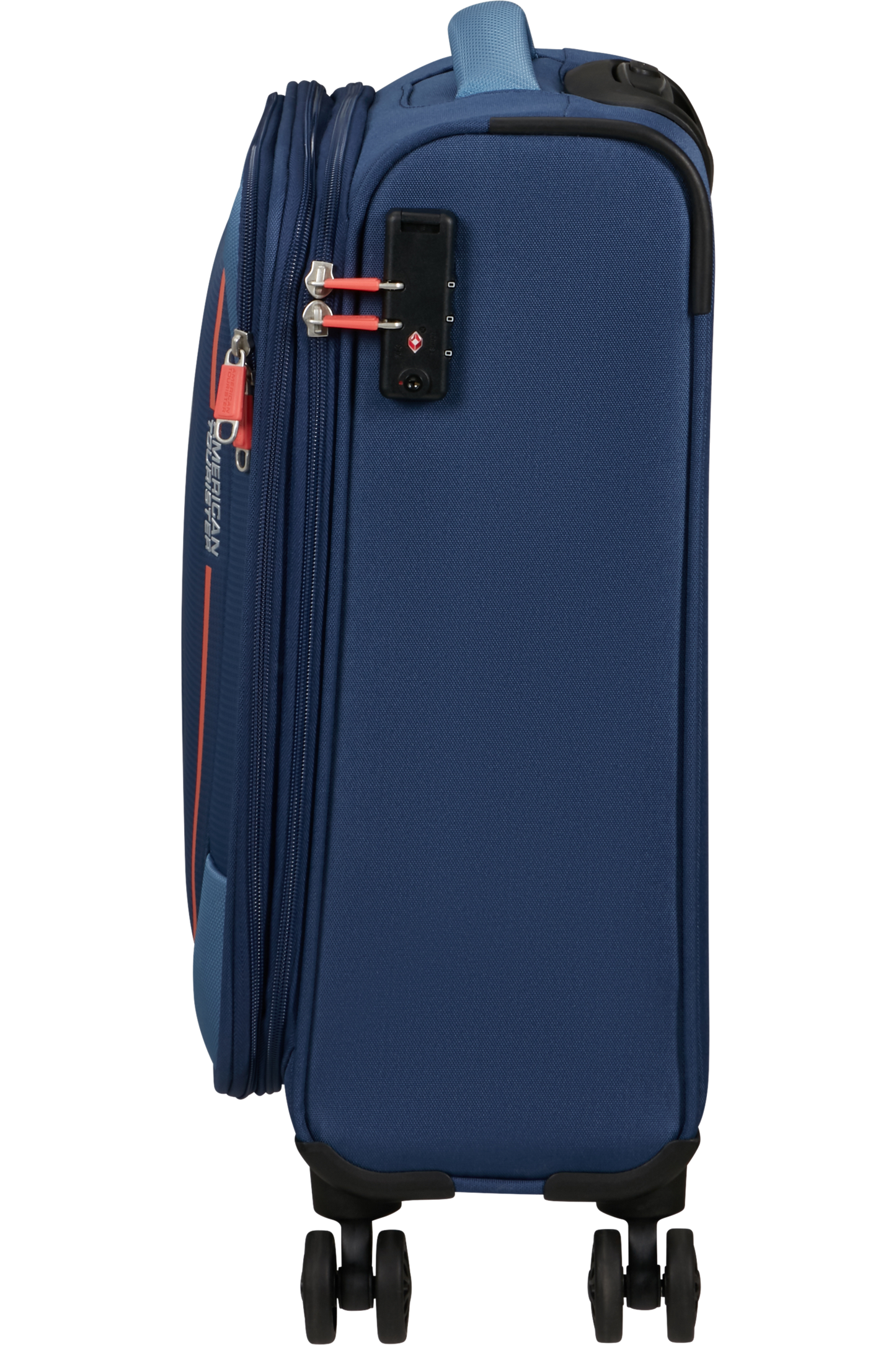 American Tourister Pulsonic Spinner 55cm 35/41 liter 2,5 kg EXP COMBAT NAVY
