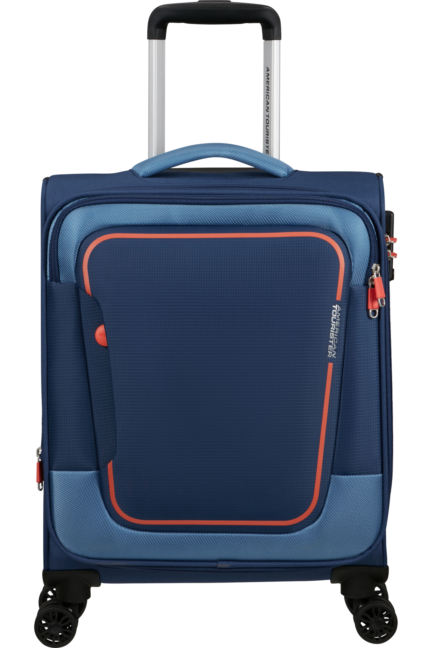 American Tourister Pulsonic Spinner 55cm 35/41 liter 2,5 kg EXP COMBAT NAVY