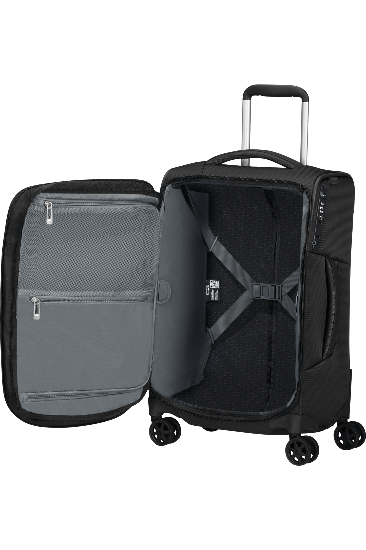 Samsonite 143325-7416 RESPARK SPIN. 55/20 LENGTH 35 EXP OZONE BLACK
