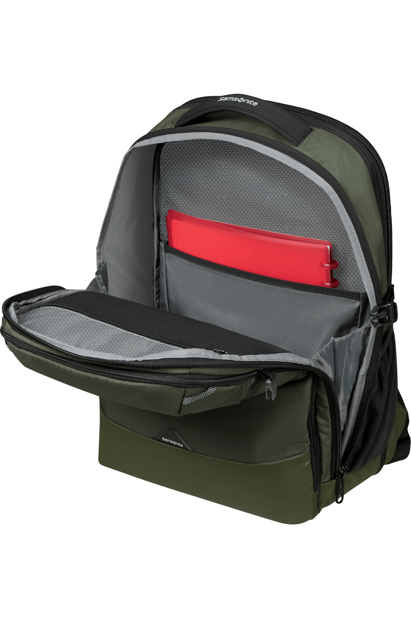 Samsonite 154957-1266 ROADSEEKER LAPTOP BACKPACK L EXP DARK OLIVE