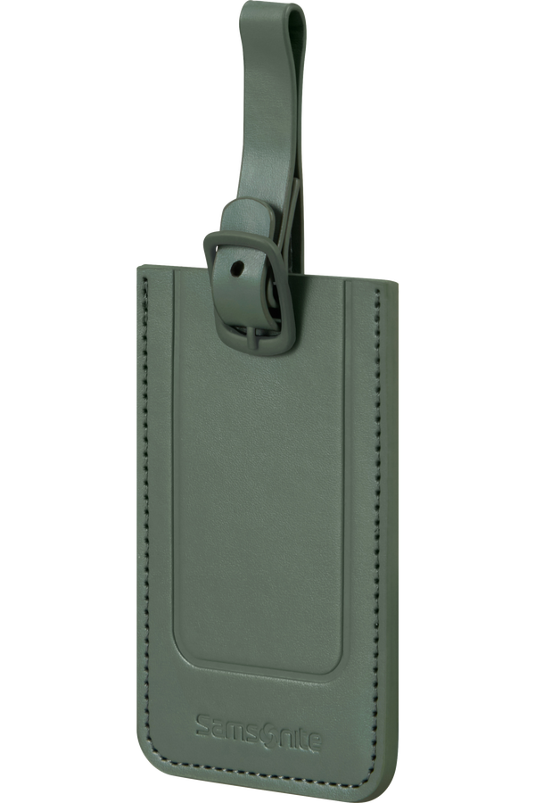Samsonite 155592-1388 RECTANGLE LUGGAGE TAG x2 GREEN