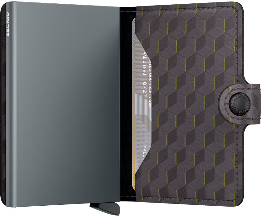 Secrid 60235073 Miniwallet Optical Grey Yellow