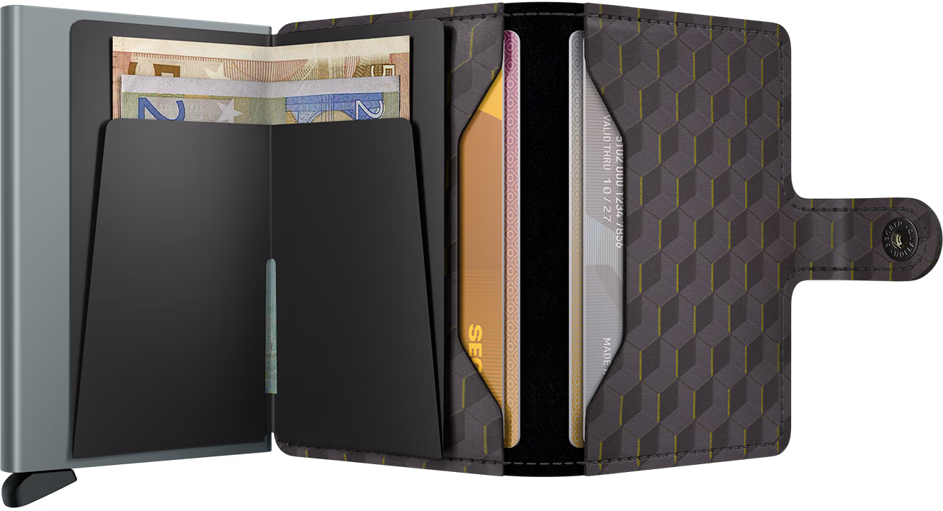 Secrid 60235073 Miniwallet Optical Grey Yellow