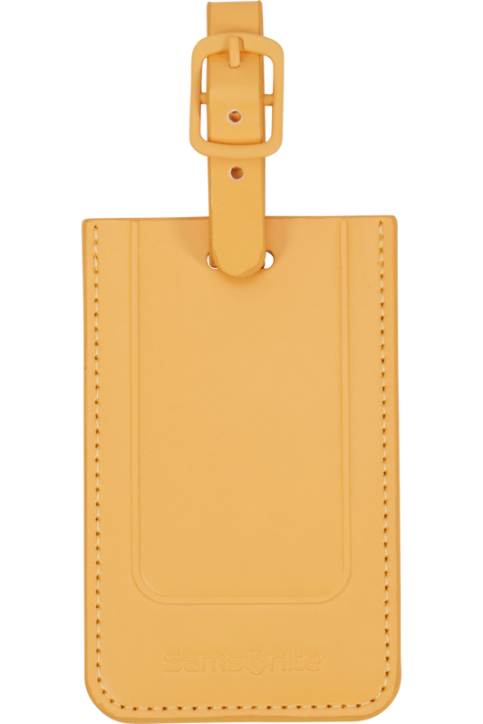 Samsonite 155592-1924 TA REVOLUTION RECTANGLE LUGGAGE TAG x2 Yellow