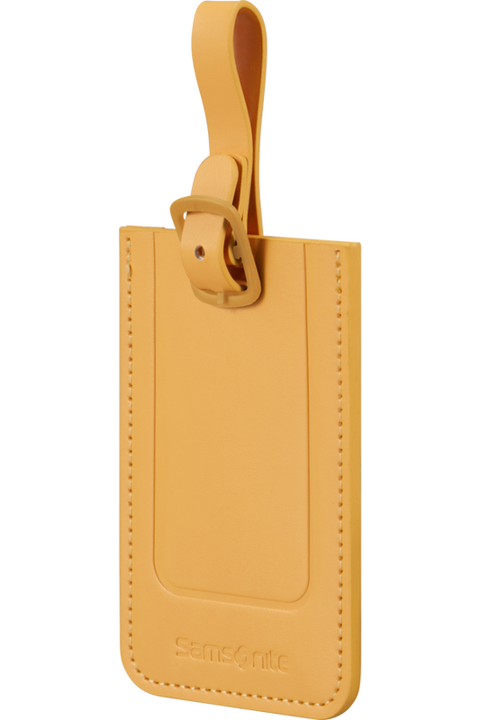 Samsonite 155592-1924 TA REVOLUTION RECTANGLE LUGGAGE TAG x2 Yellow