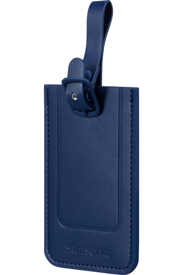 Samsonite 155592-1549 TA REVOLUTION RECTANGLE LUGGAGE TAG x2 MIDNIGHT BLUE