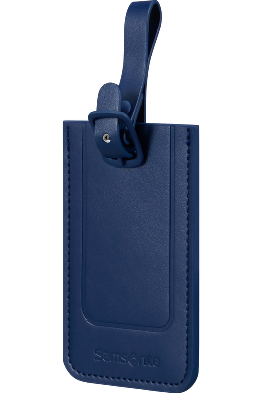 Samsonite 155592-1549 TA REVOLUTION RECTANGLE LUGGAGE TAG x2 MIDNIGHT BLUE