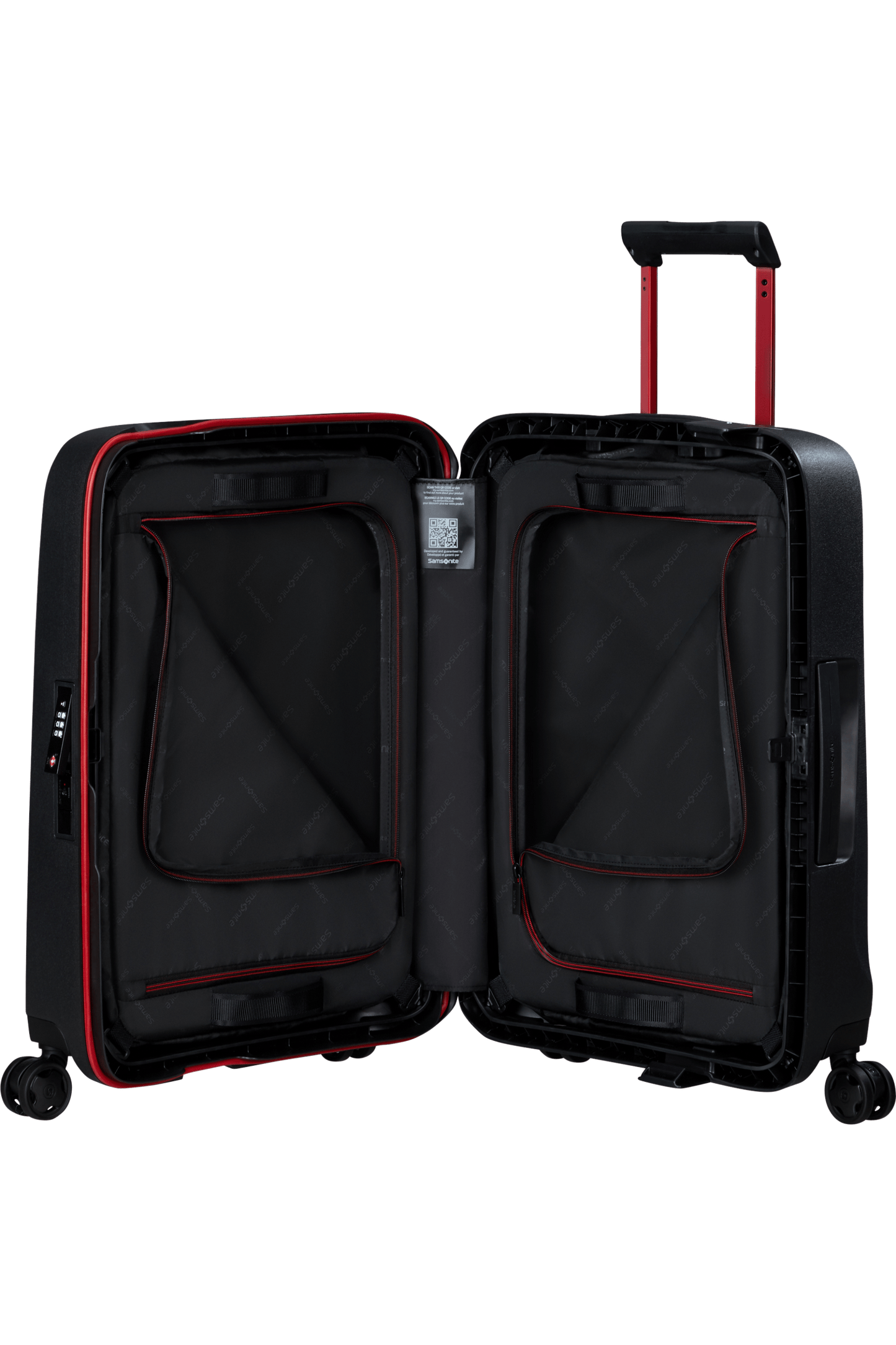 Samsonite 146909-1186 ESSENS SPINNER 55/20 CHARCOAL/RED