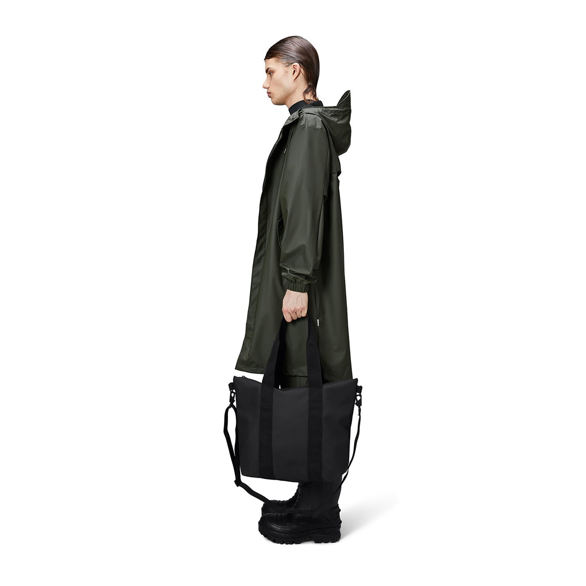 Rains Tote Bag Mini W3 – Black