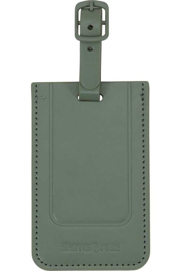 Samsonite 155592-1388 RECTANGLE LUGGAGE TAG x2 GREEN