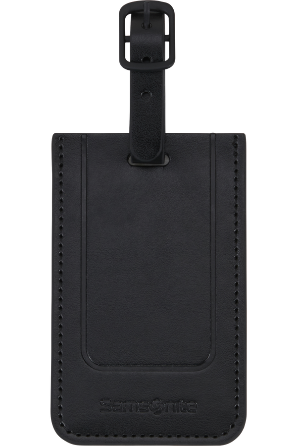 Samsonite 155592-1041 TA REVOLUTION RECTANGLE LUGGAGE TAG x2 BLACK