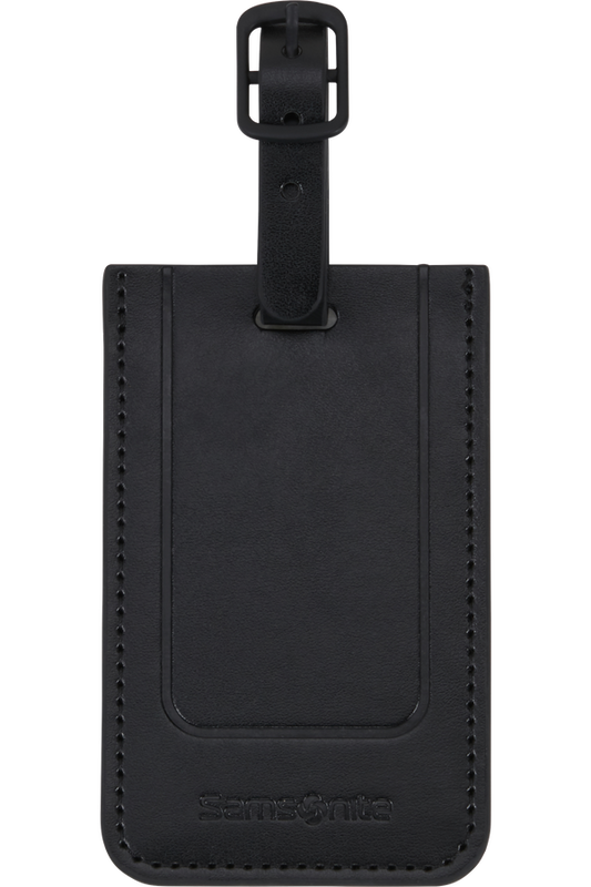 Samsonite 155592-1041 TA REVOLUTION RECTANGLE LUGGAGE TAG x2 BLACK