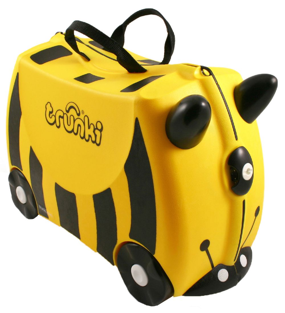 Trunki Bernard bie barnekoffert, gul