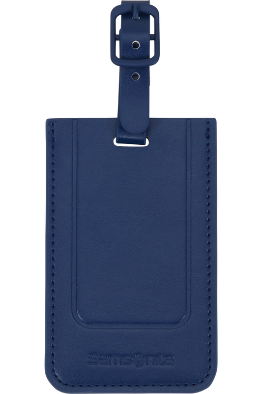 Samsonite 155592-1549 TA REVOLUTION RECTANGLE LUGGAGE TAG x2 MIDNIGHT BLUE