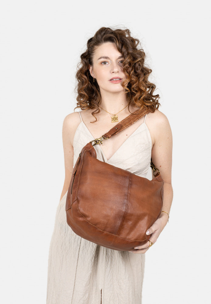 DIXIE Lily Urban Bag Large Walnut - bagsandluggage.no