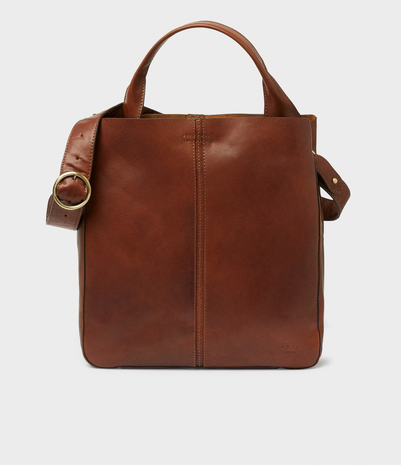 SADDLER ELSA TOTE BAG MIDBROWN