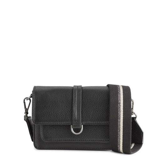 Markberg Milena Crossbody Bag Grain Black w/Black+Gold+Gunmetal - bagsandluggage.no