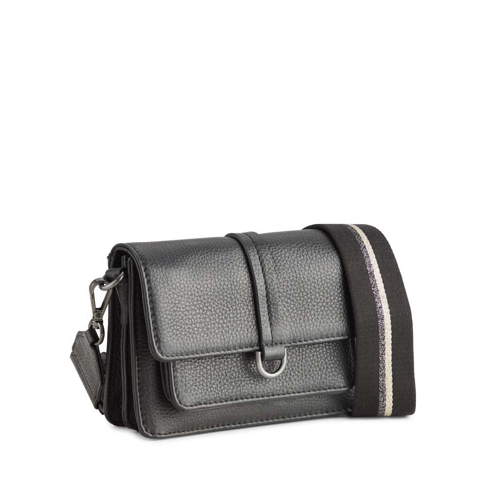 Markberg Milena Crossbody Bag Grain Black w/Black+Gold+Gunmetal - bagsandluggage.no
