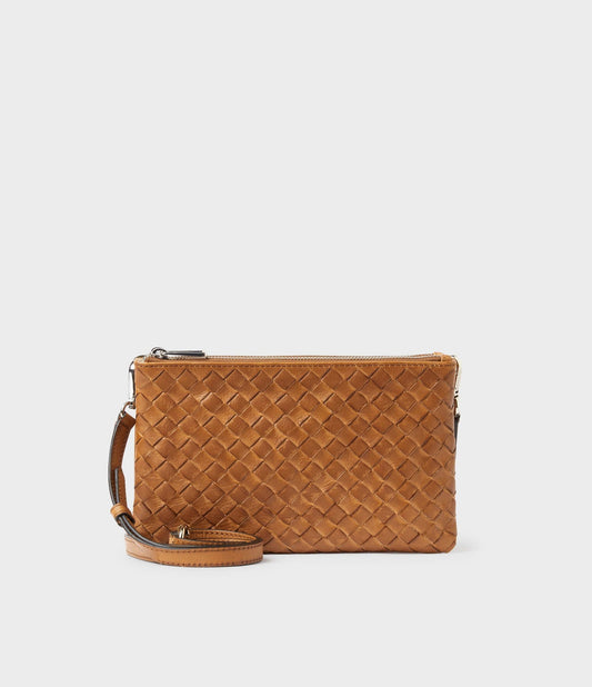 SADDLER ALONA BRAIDED BAG SMALL TAN