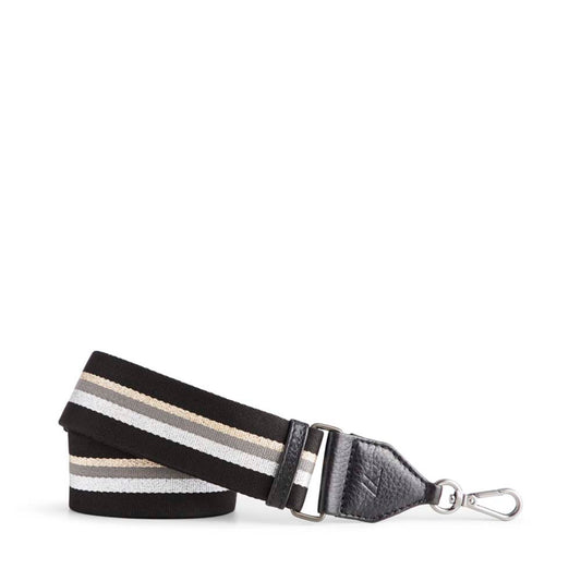 Markberg Finley Gitar Strap Black w/Black+Silver+Grey+Gold - bagsandluggage.no