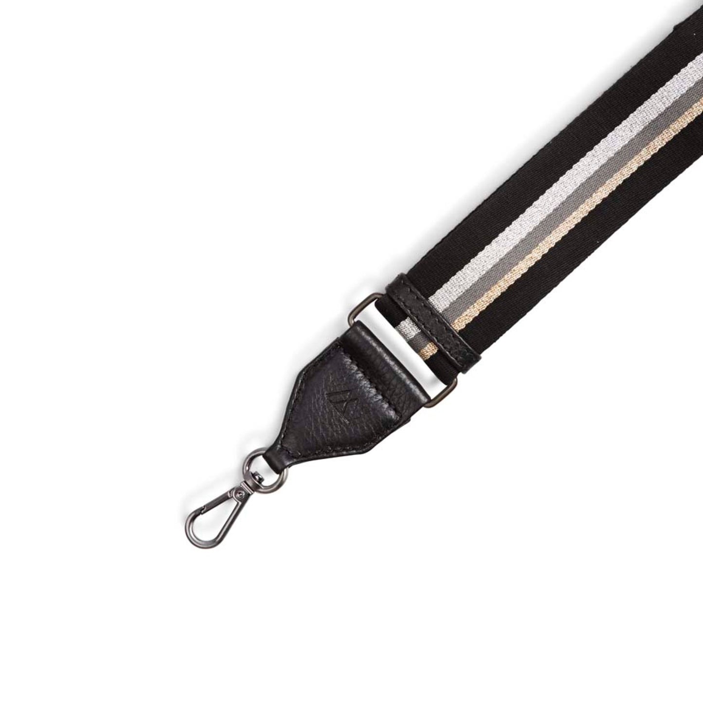 Markberg Finley Gitar Strap Black w/Black+Silver+Grey+Gold - bagsandluggage.no