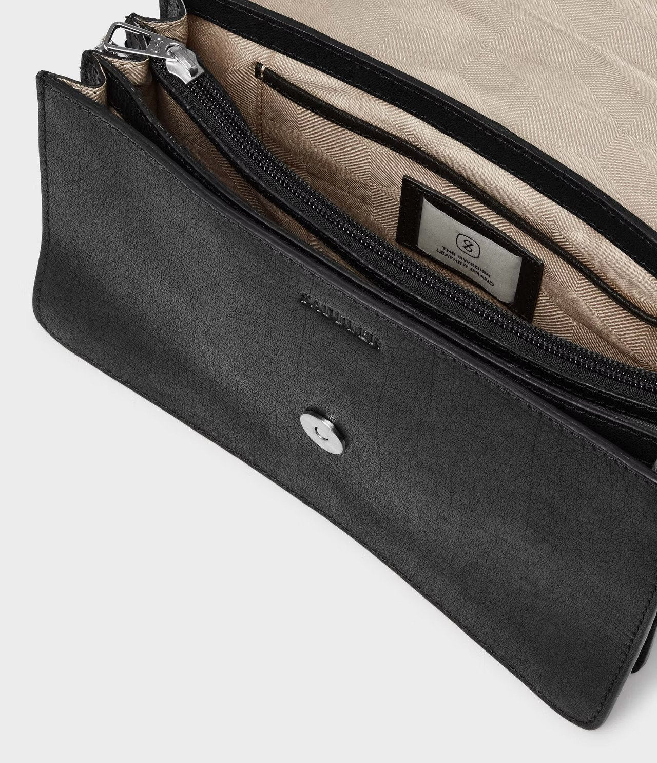 SADDLER MIRABEL FLAPBAG BLACK - bagsandluggage.no