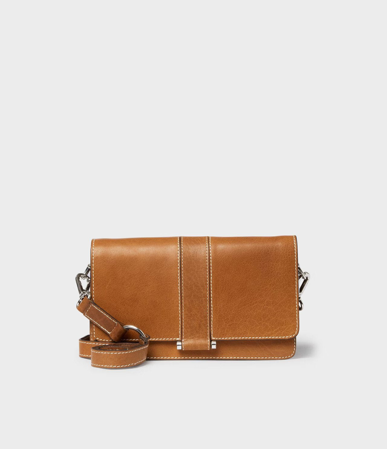 SADDLER Mirabel Flapbag Tan - bagsandluggage.no