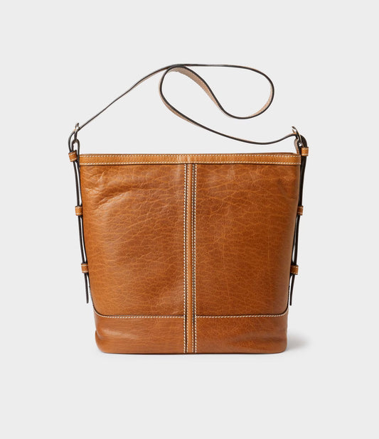 SADDLER Gloria Shoulder Bag Tan - bagsandluggage.no