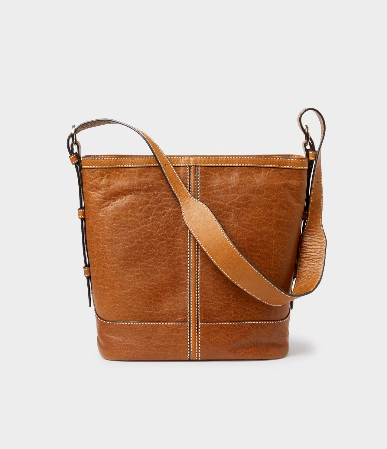 SADDLER Gloria Shoulder Bag Tan - bagsandluggage.no