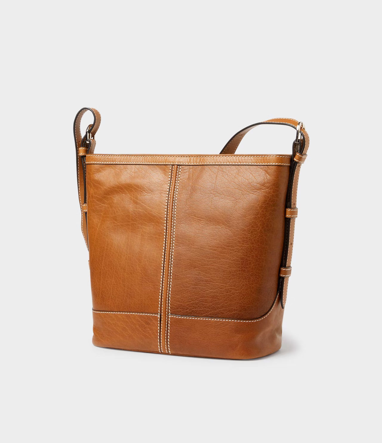 SADDLER Gloria Shoulder Bag Tan - bagsandluggage.no