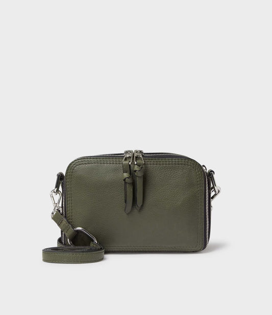 SADDLER Noria Shoulder Bag Olive - bagsandluggage.no